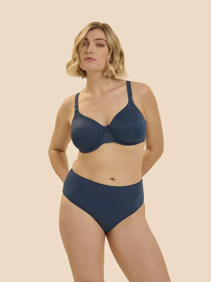 Simone Perele - Andora High Waist Brief Panty Petrol Blue