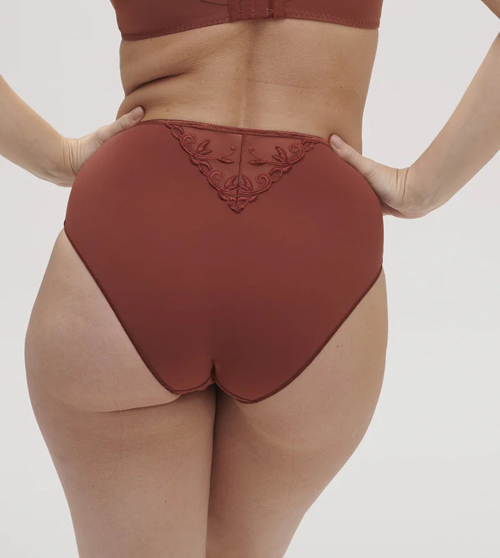 Simone Perele - Andora High Waist Brief Panty Canyon Brown