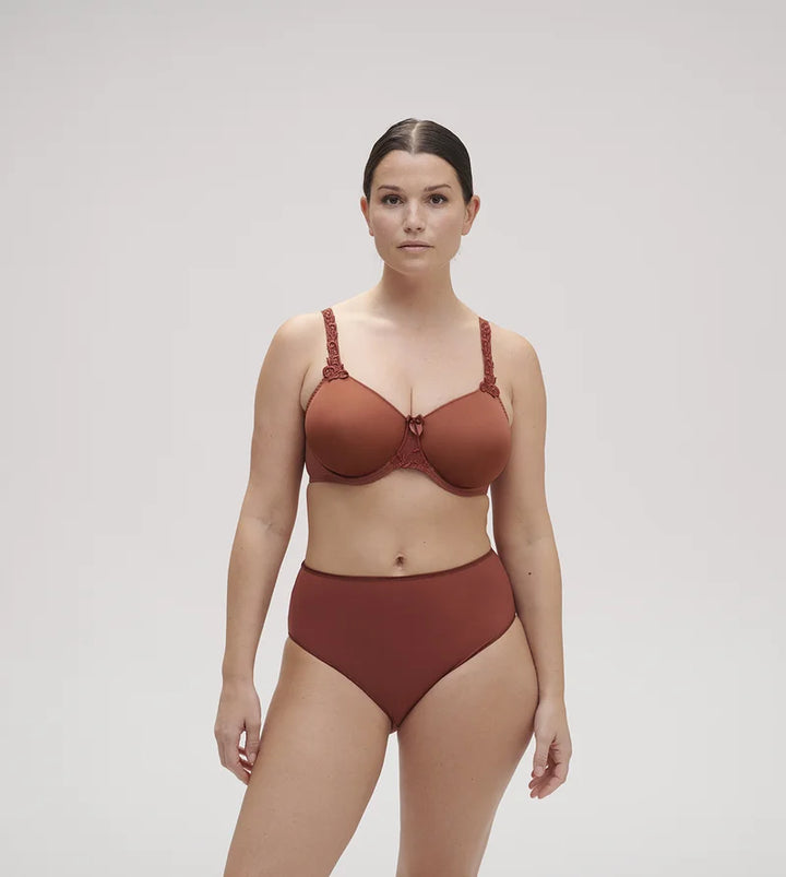 Simone Perele - Andora High Waist Brief Panty Canyon Brown