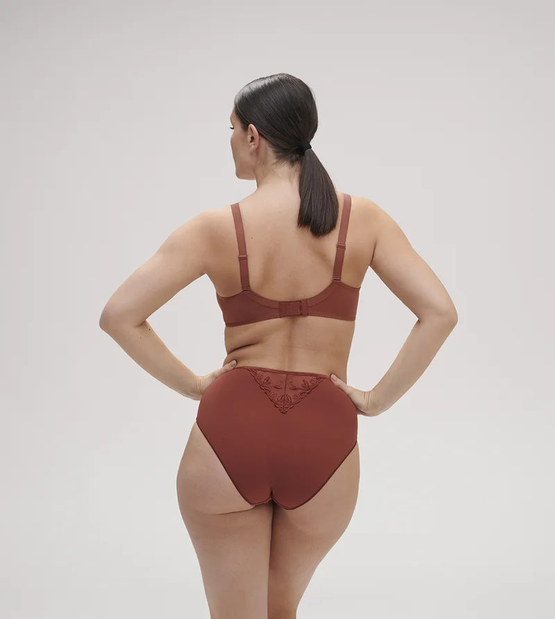Simone Perele - Andora High Waist Brief Panty Canyon Brown