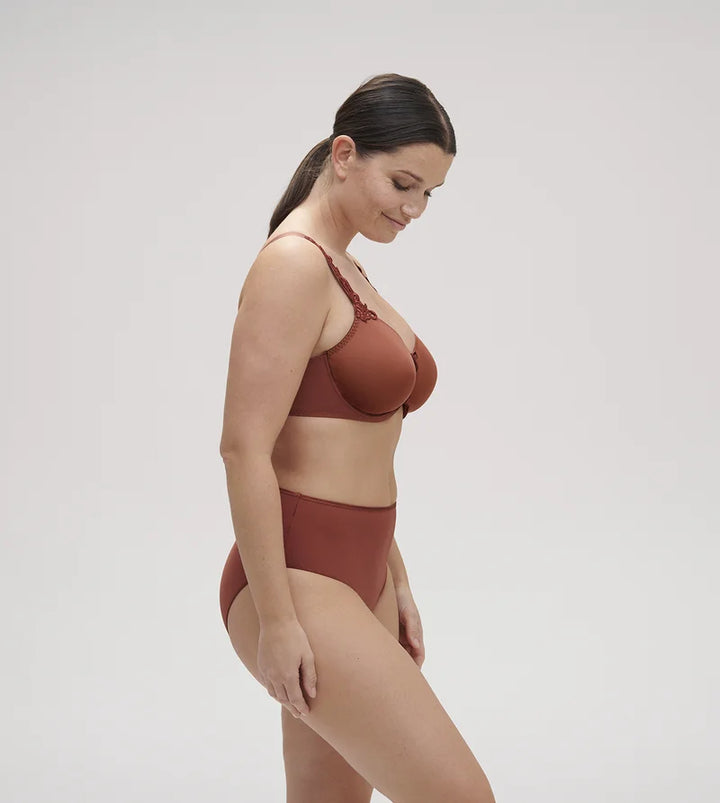 Simone Perele - Andora High Waist Brief Panty Canyon Brown