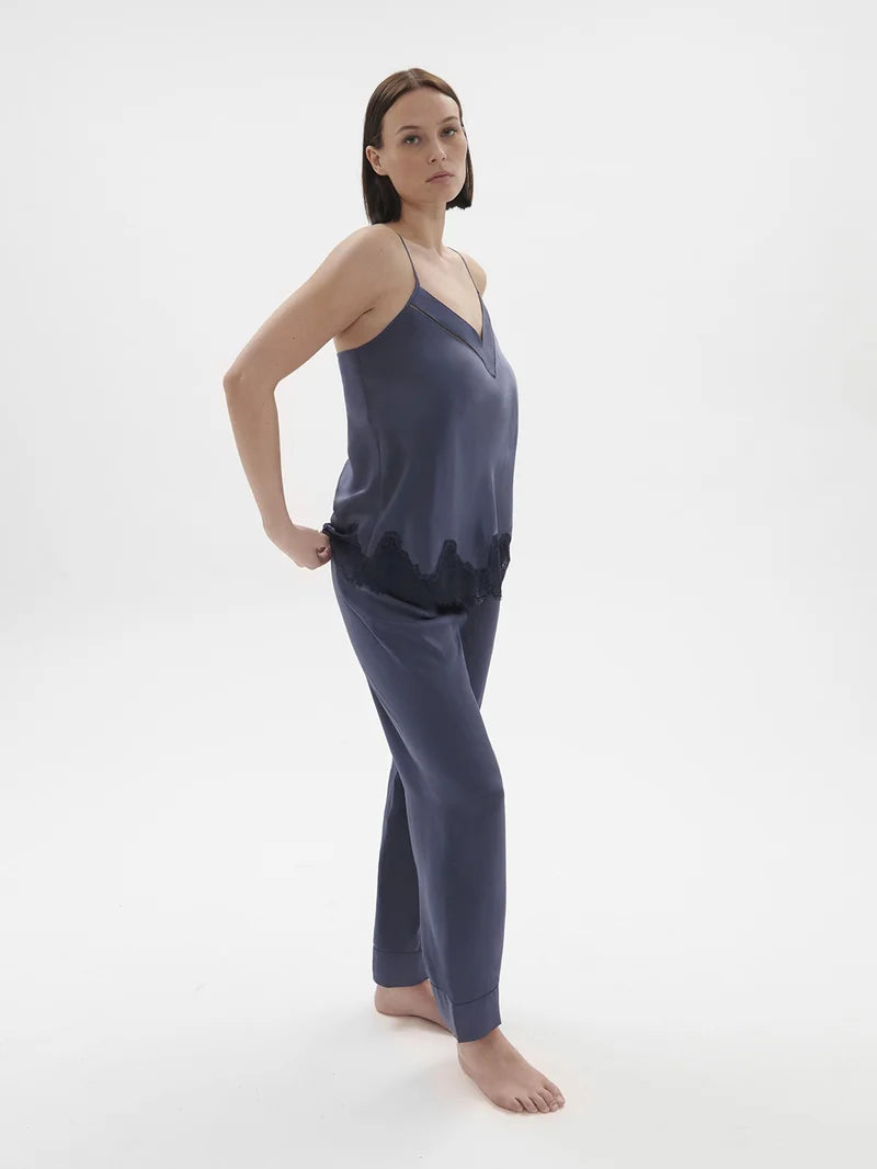 Simone Perele - Dream Silk Trouser Pant Cinder Blue