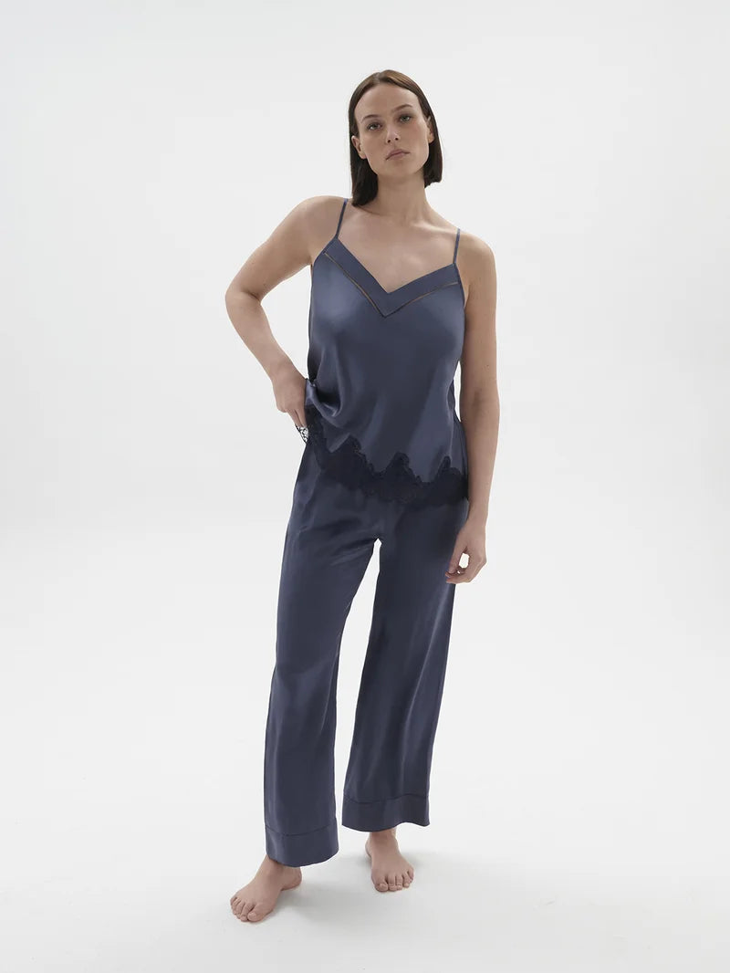 Simone Perele - Dream Silk Trouser Pant Cinder Blue