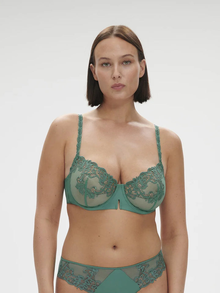 Simone Perele - Saga Demi Cup Bra Garden Green