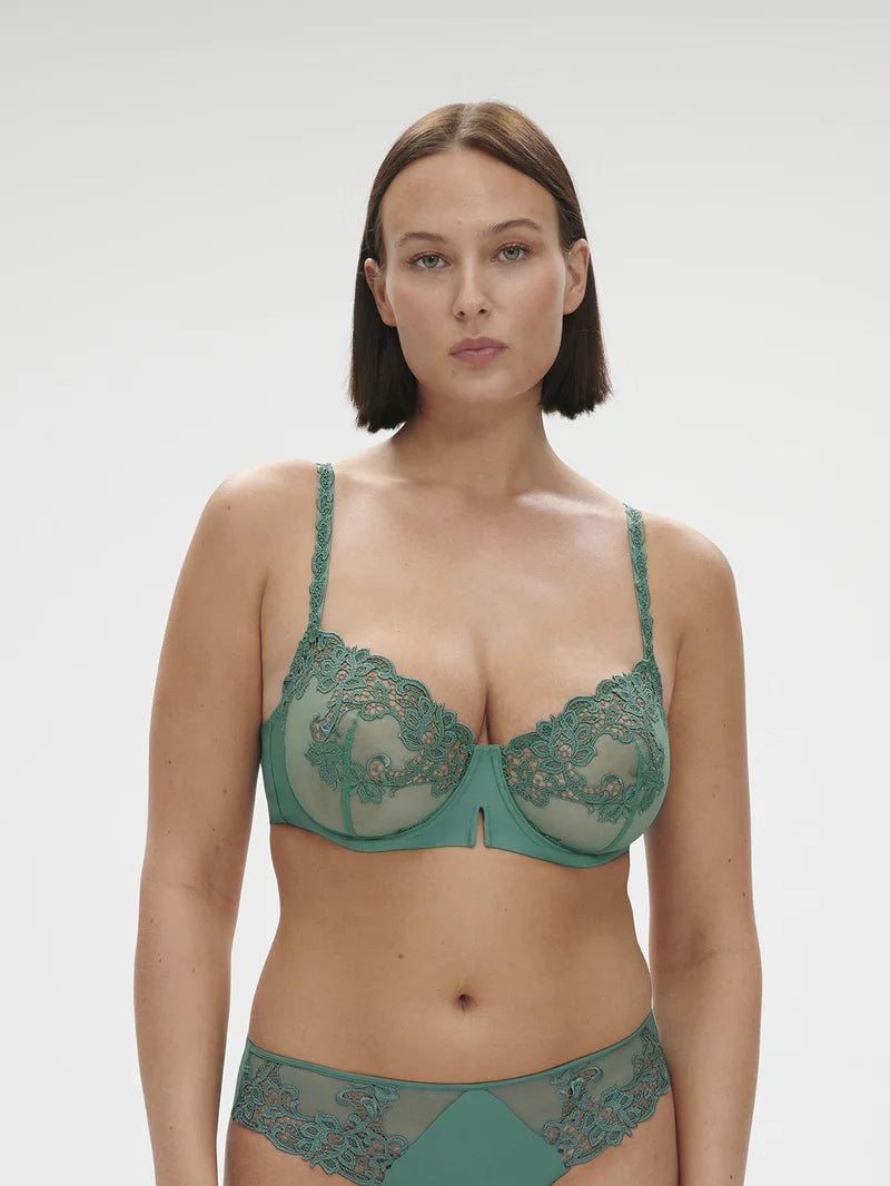 Simone Perele - Saga Demi Cup Bra Garden Green