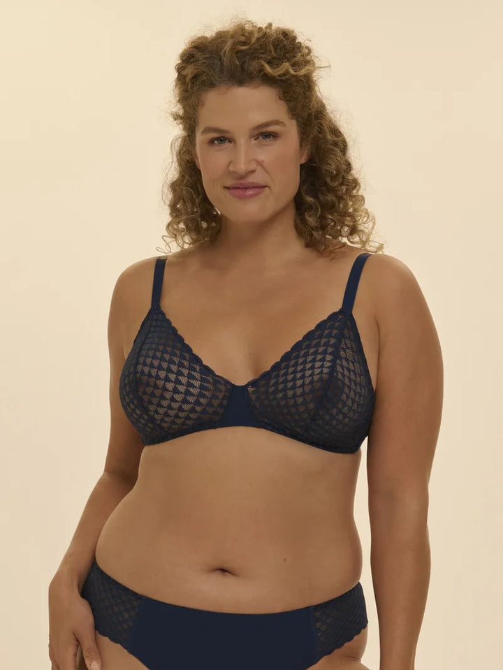 Simone Perele - Subtile Triangle Non-Underwire Bra Midnight