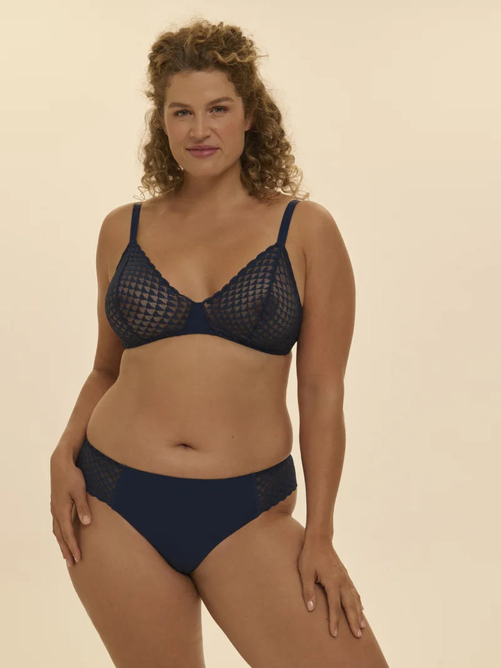 Simone Perele - Subtile Triangle Non-Underwire Bra Midnight