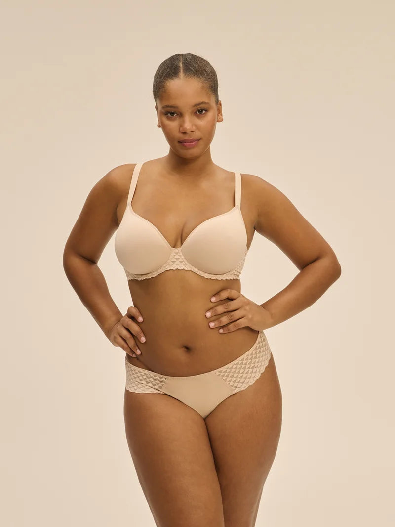 Simone Perele - Subtile 3D Plunge Bra Peau Rosée