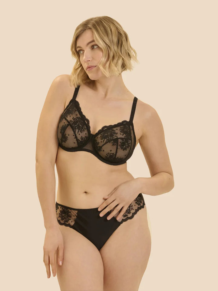 Simone Perele - Intrigue Full Cup Bra Black