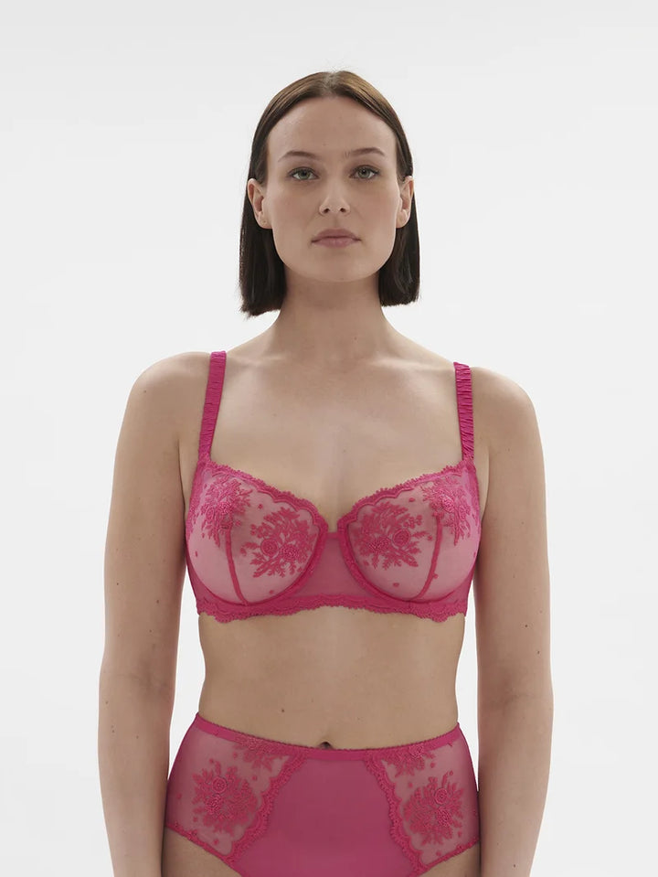 Simone Perele - Intrigue Demi Cup Bra Disco Pink