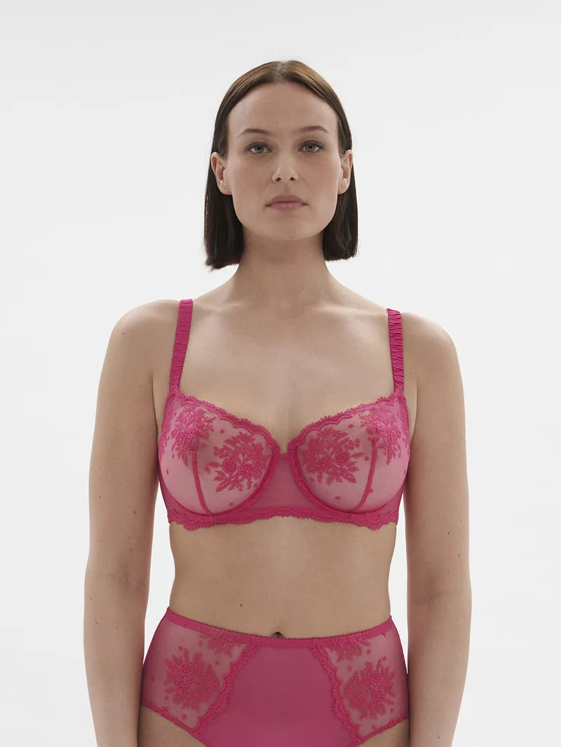 Simone Perele - Intrigue Demi Cup Bra Disco Pink