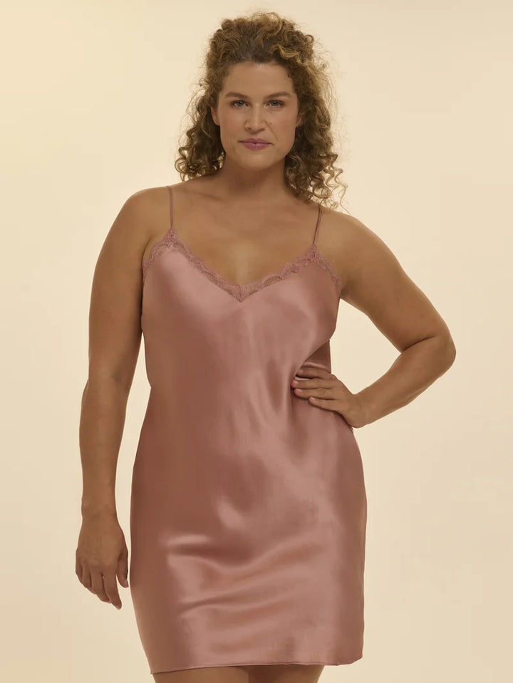 Simone Perele - Love Me Short Nightdress Smokey Pink