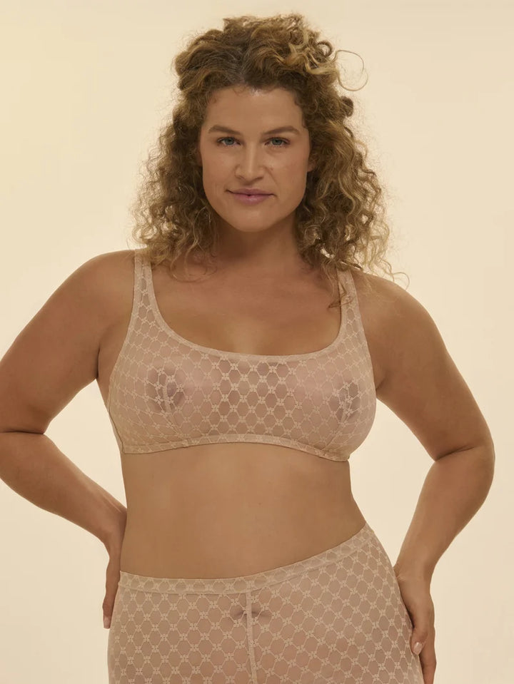 Simone Perele - Plume Triangle Non-Underwire Bra Peau Rosée