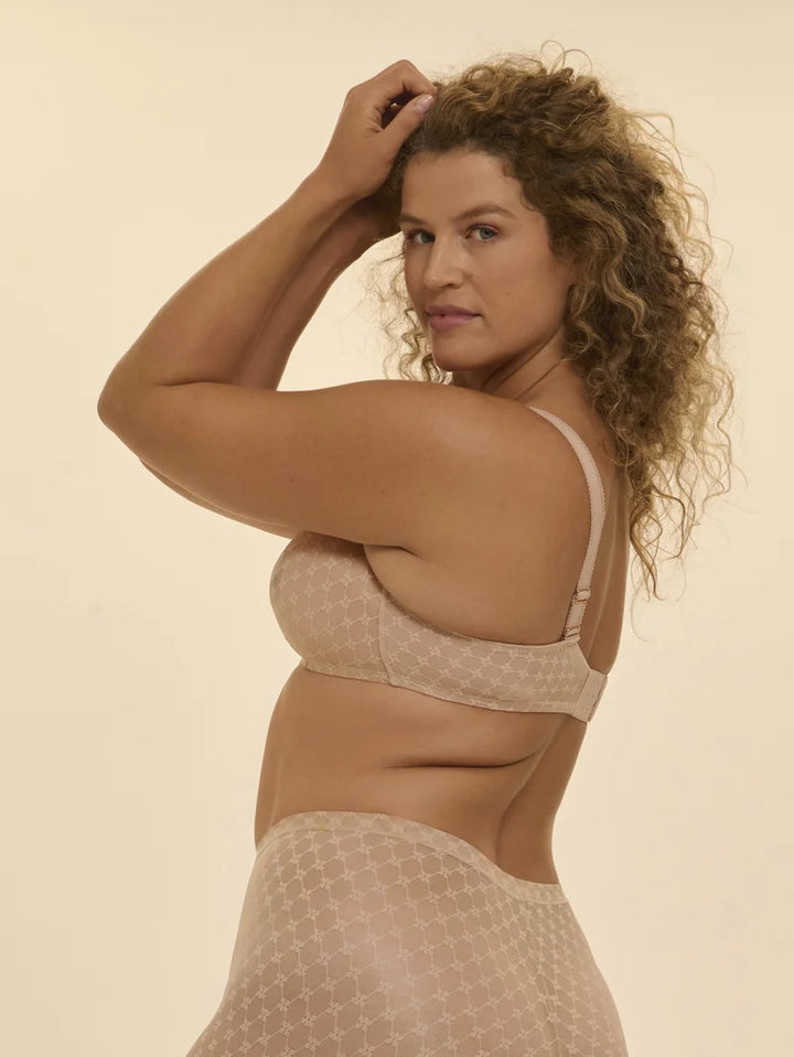 Simone Perele - Plume Triangle Non-Underwire Bra Peau Rosée