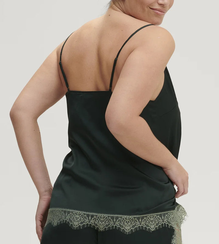 Simone Perele - Satin Secrets Top Kolsaï Green