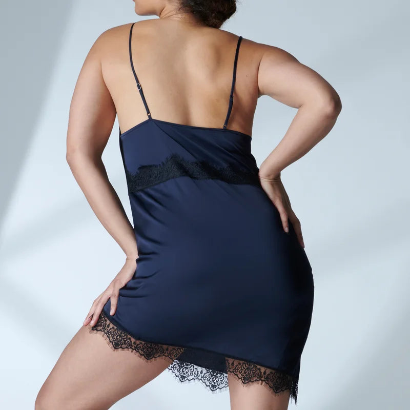 Simone Perele - Satin Secrets Short Nightdress Full Moon