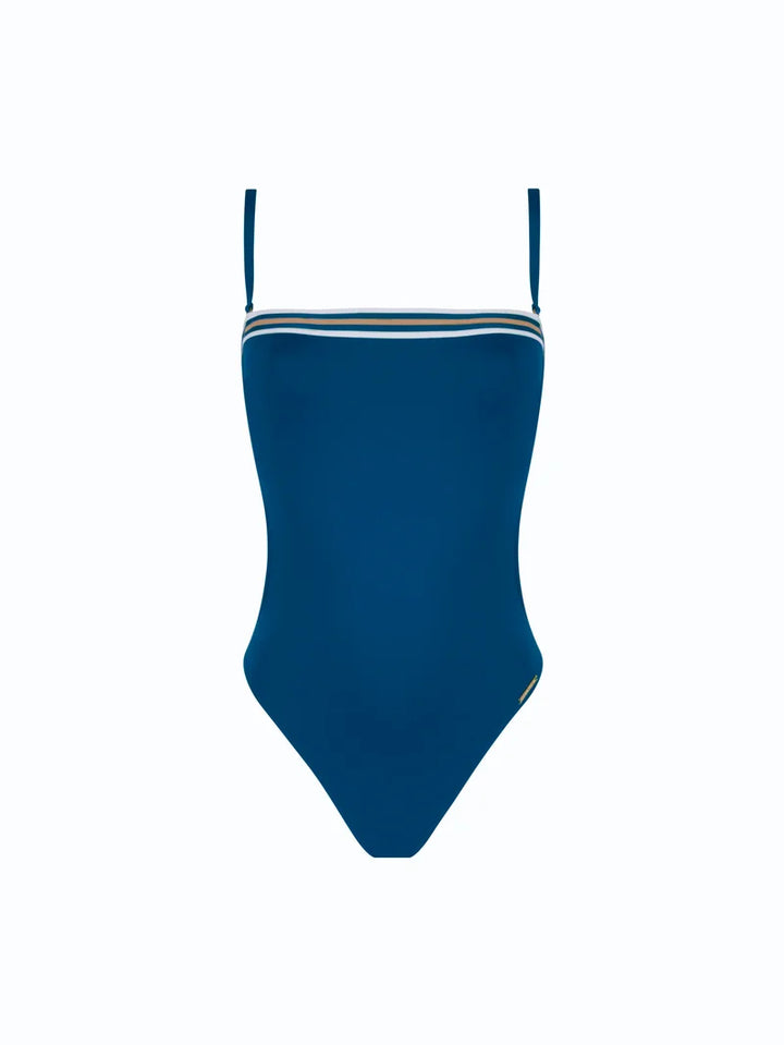 Lise Charmel Swimwear - Energie Nautique Soft Cup Strapless Swimsuit Atlantis Nautique