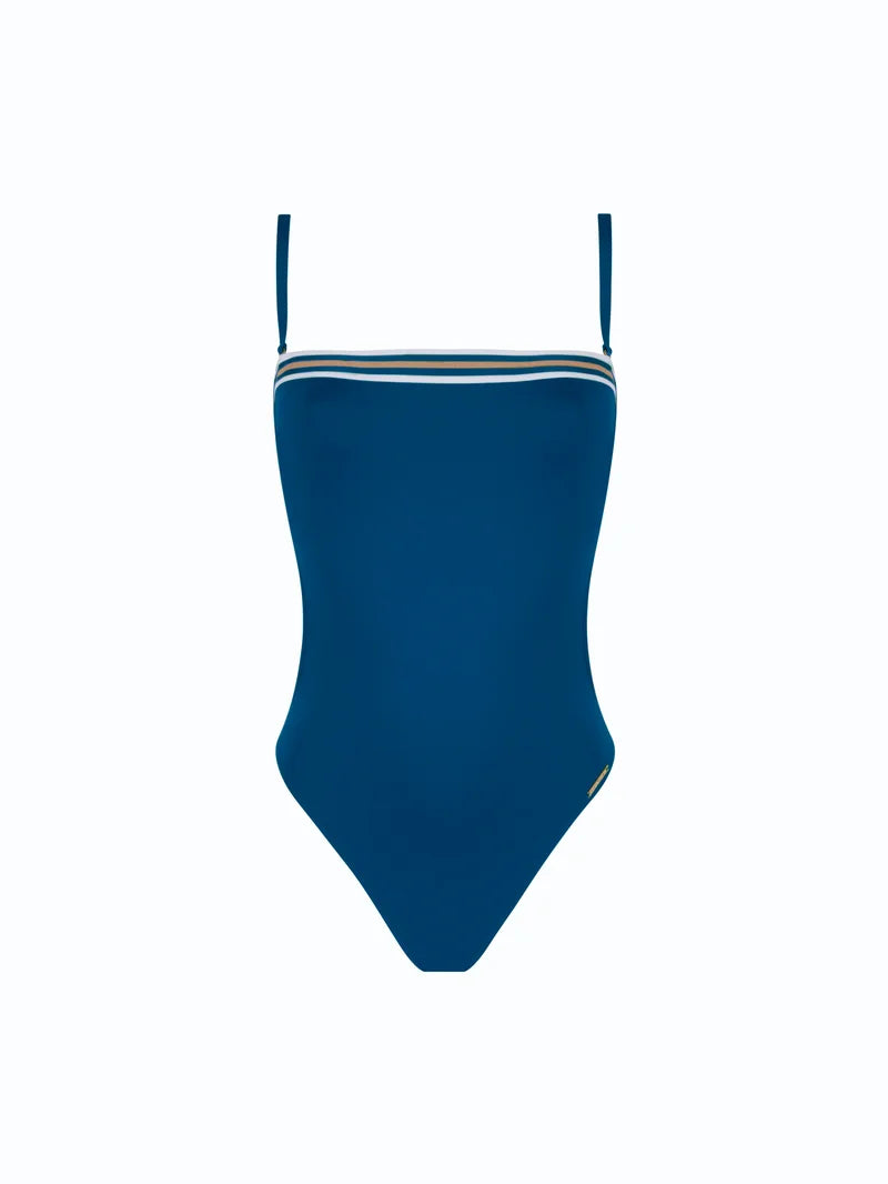 Lise Charmel Swimwear - Energie Nautique Soft Cup Strapless Swimsuit Atlantis Nautique