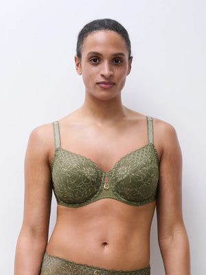 Chantelle - Sublime Very Covering Underwired Bra Army Khaki
