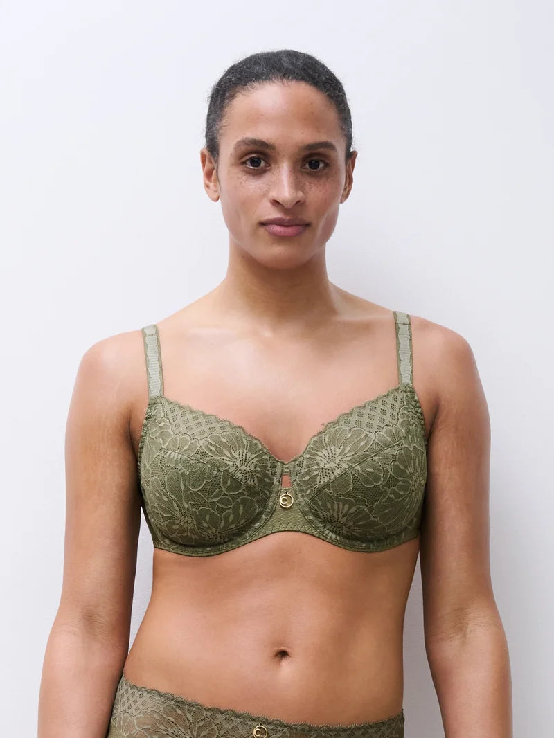Chantelle - Sublime Very Covering Underwired Bra Army Khaki