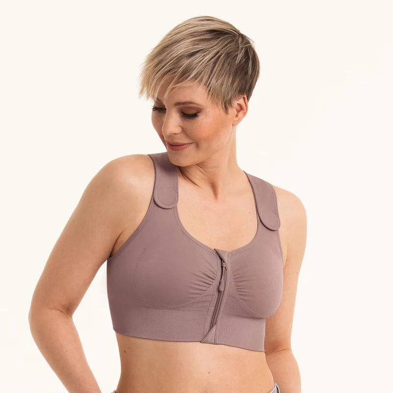 Anita Care - Almeria Compression Bandage Front Closure Mauve