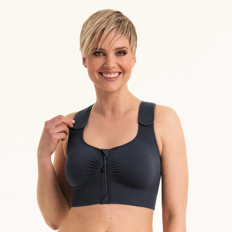 Anita Care - Almeria Compression Bandage Front Closure Anthracite
