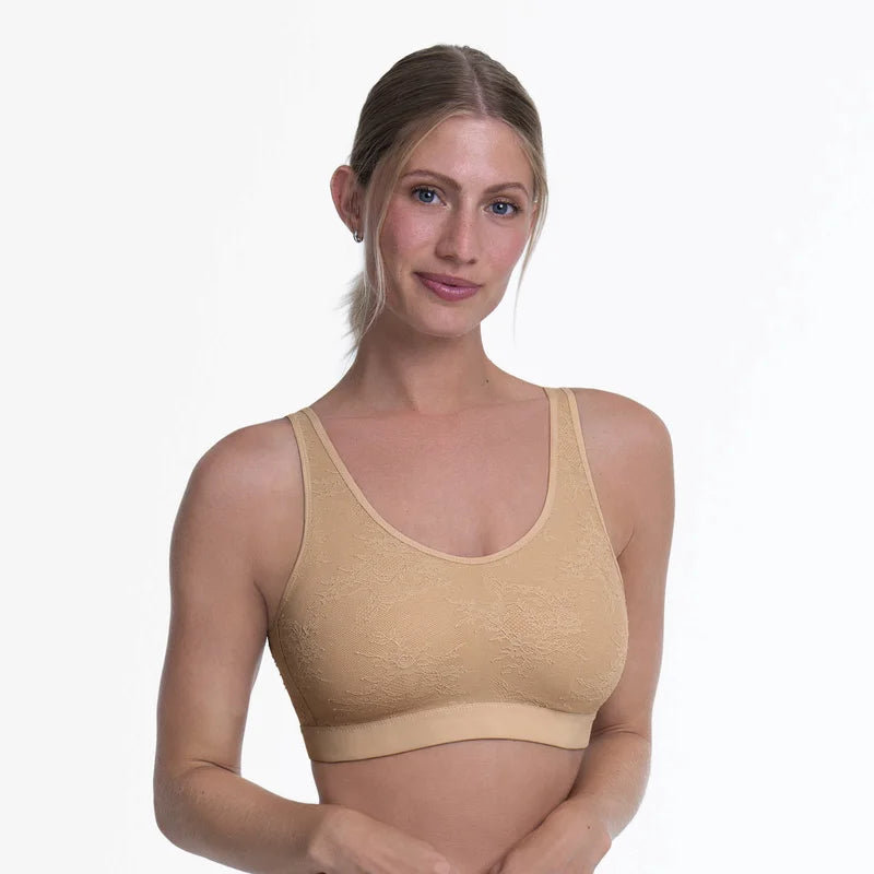 Anita Care - Essential Lace Post Mastectomy Padded Bralette Desert