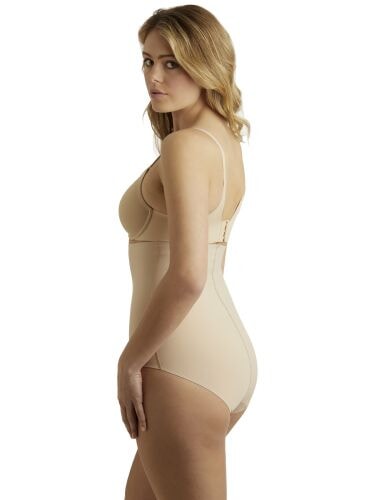 Cupid Shapewear - Sleek Essentials Hi Waist Brief Warm Beige Shapewear High Brief Cupid Shapewear 