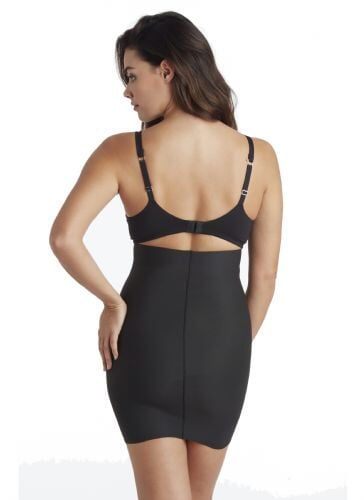 Cupid Shapewear - Sleek Essentials Hi Waist Slip Black Shapewear Slip Cupid Shapewear 