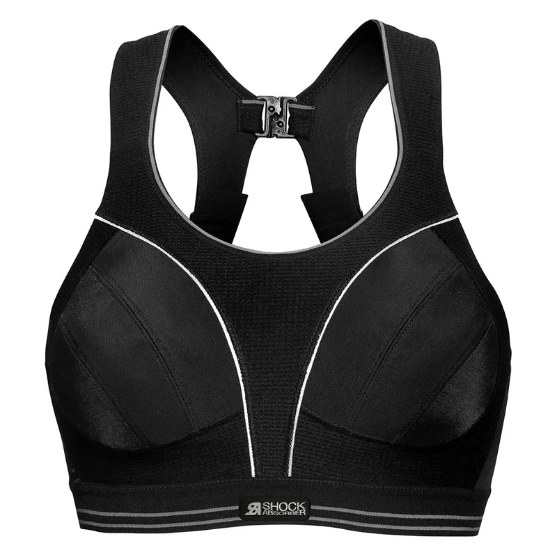 Shock Absorber - Ultimate Run Bra Black/Silver