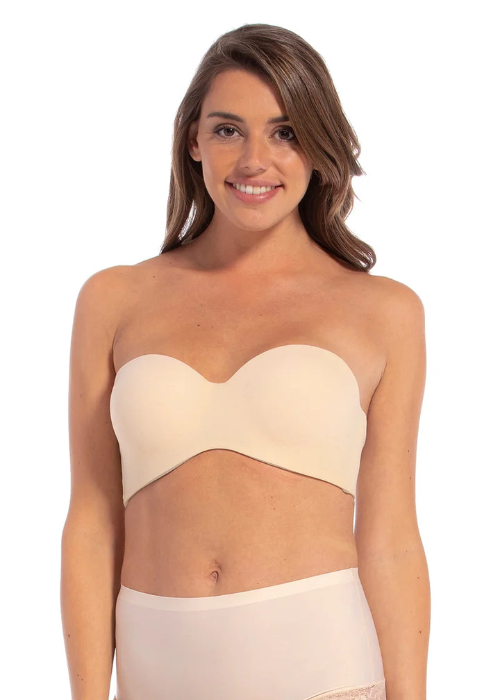 Magic - Luxury Strapless Bra Latte