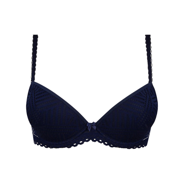 Antigel By Lise Charmel Tressage グラフィック コンター W/プログレッシブ パッド - Tressage Marine Contour Bra Antigel by Lise Charmel