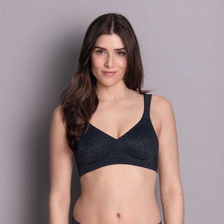 Rosa Faia Twin Art Soft Bra - Shadow Blue Soft Cup Bra Rosa Faia 