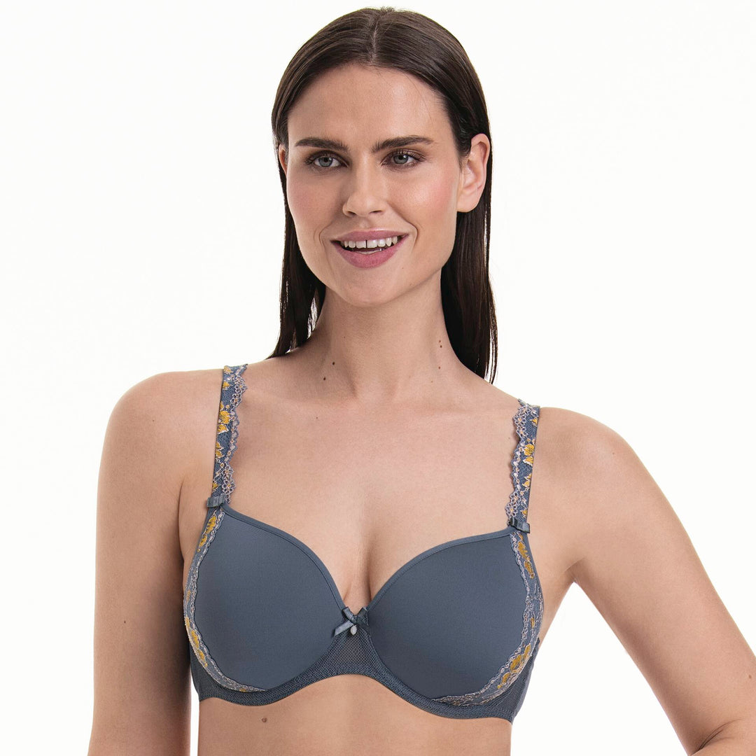 Rosa Faia - Colette Wired Bra Spacer Cups Sky Grey