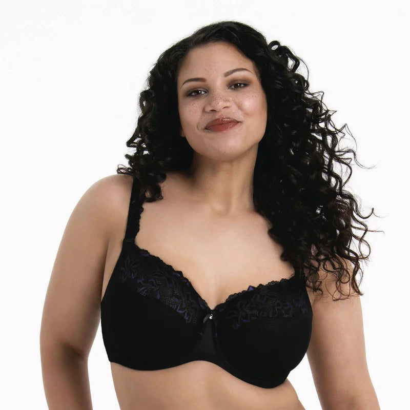 Rosa Faia - Suzette Full Cup Wired Bra Black