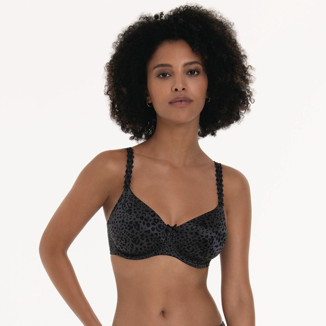 Rosa Faia - Joy Underwired Bra With Molding Anthracite Padded Bra Rosa Faia 