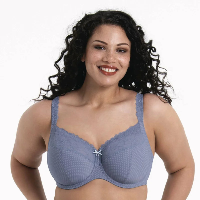 Rosa Faia - Eloise Wired Bra Full Cup Medium Blue