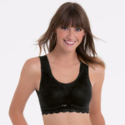 Anita - Essential Lace Bralette Padded Cups Black