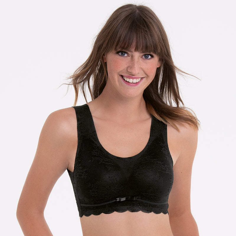 Anita - Essential Lace Bralette Padded Cups Black