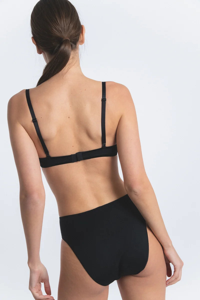 Lejaby - Nuage Pur Demi-Cup Bra With Removable Straps Black