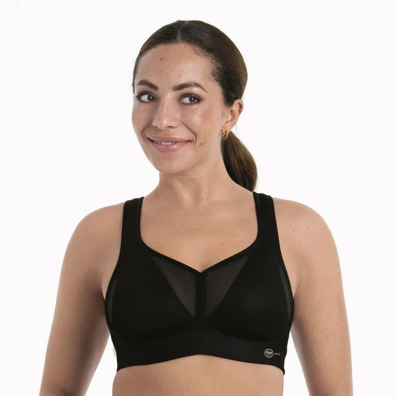 Anita Active - Air Control Sports Bra Deltapad Black