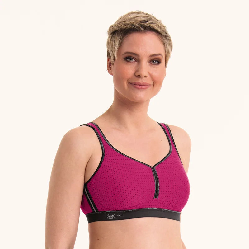 Anita Active - Performance Sports Bra Moulded Pink/Anthracite