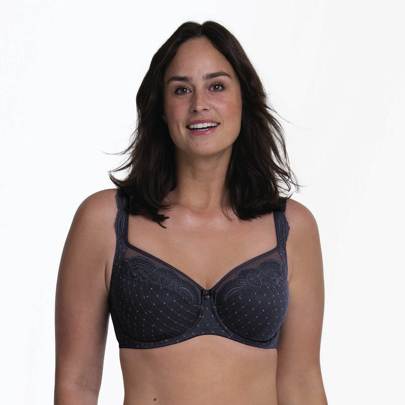 Rosa Faia - Selma Wired Full Cup Bra Shadow Blue