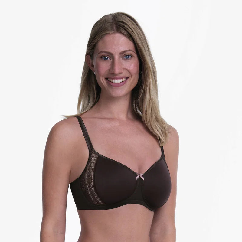 Rosa Faia - Fleur Padded Soft Bra Chocolate