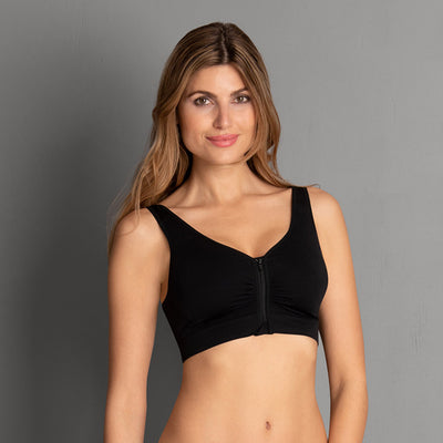 Anita Care - Lynn Front Closure Post Mastectomy Bra Moulded Black