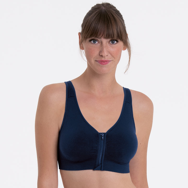 Anita Care - Lynn Post-Mastektomie-BH, geformter Frontverschluss, Maritimes Blau