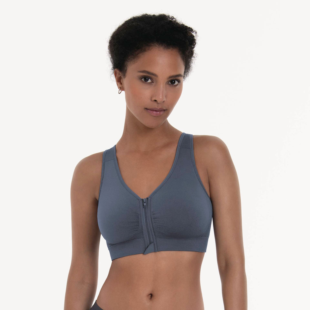 Anita Care - Lynn Post Mastectomy Bra Moulded Front Closure Sky Grey