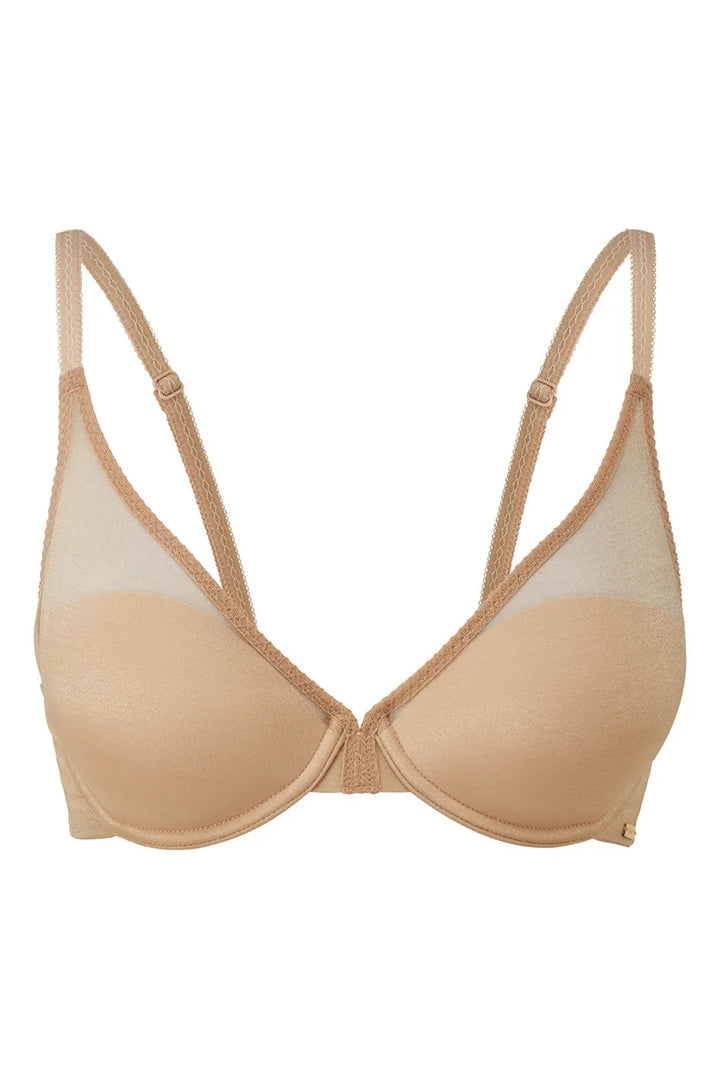 Gossard - Glossies High Apex Light Padded Bra Beige