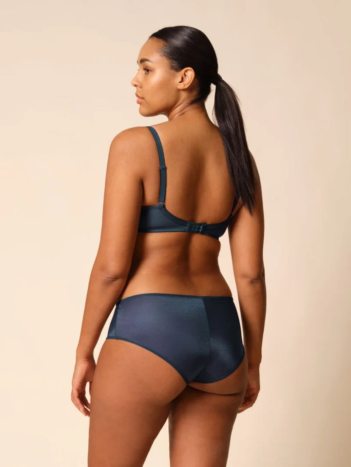 Gossard - Glossies Sheer Moulded Bra Shadow Blue
