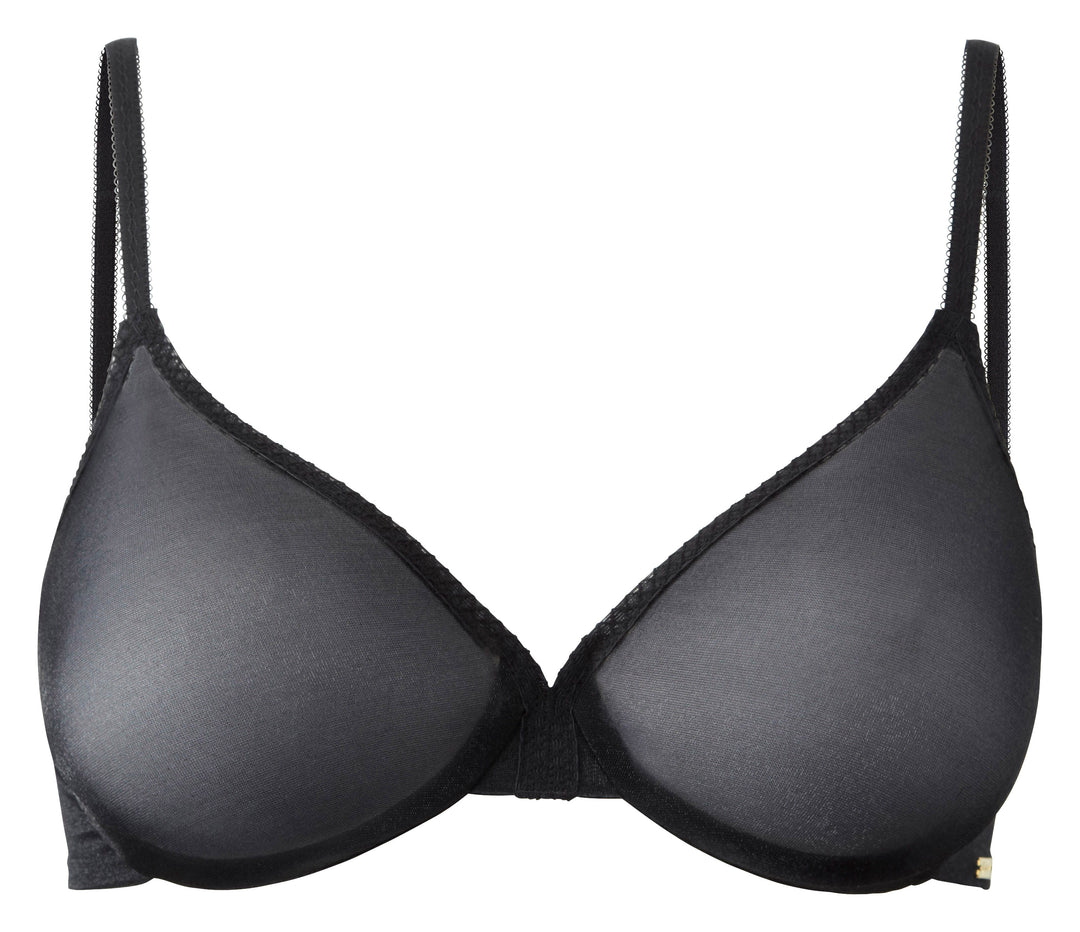 Gossard - 光面透明模製胸罩黑色
